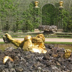 Bassin du géant Encelade, parc du château de Versailles (Gaspard Marsy)